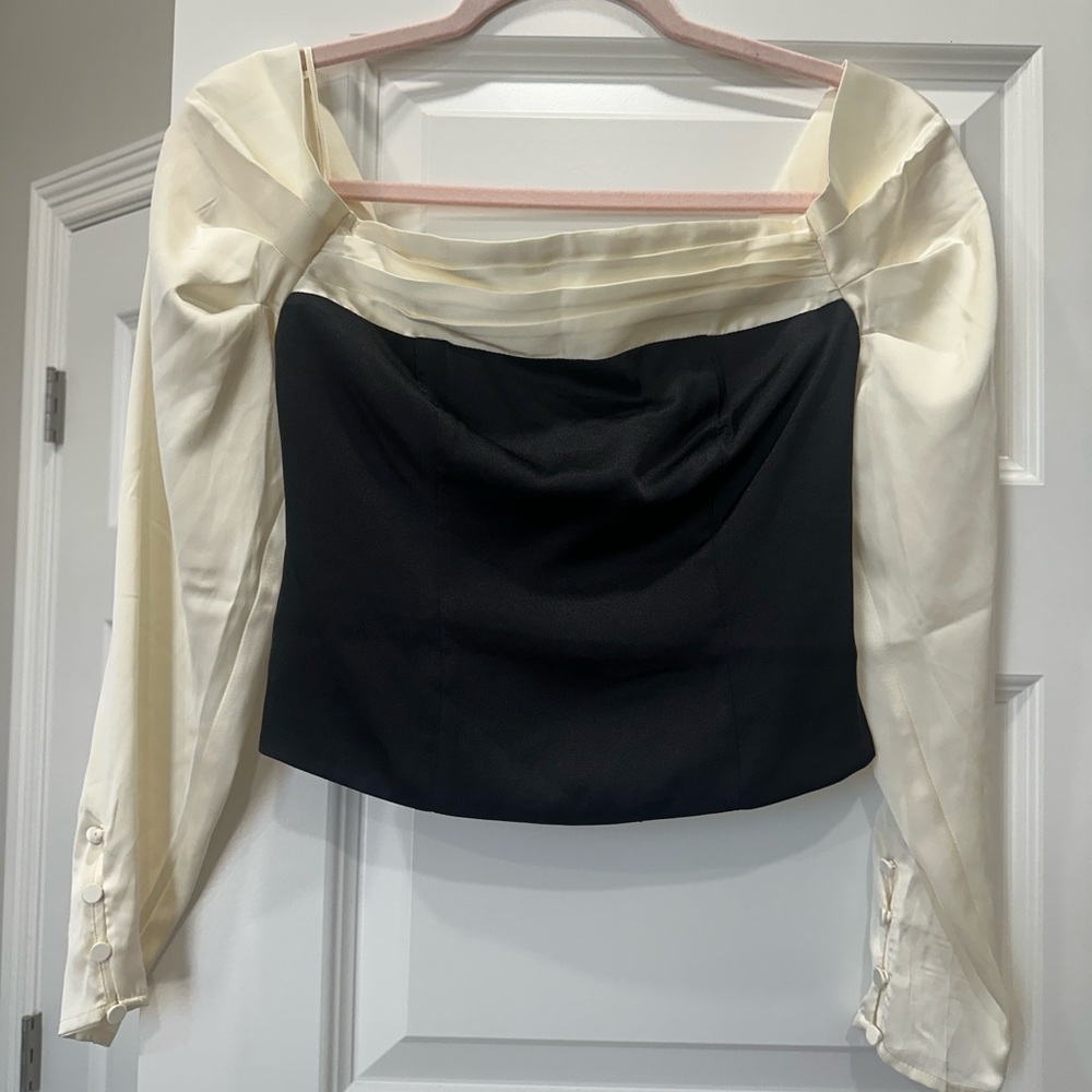 Express Black and White Garment